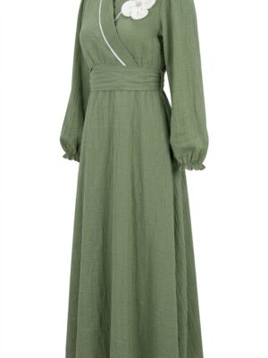 Robe kaki profil - Orkidia Fashion Nador