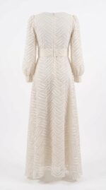 Robe blanche dos fermeture - Orkidia Fashion Nador