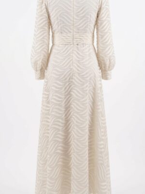 Robe blanche dos fermeture - Orkidia Fashion Nador