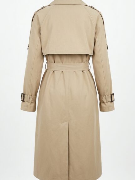 Trench femme beige dos empiecement cape Orkidia Fashion Nador