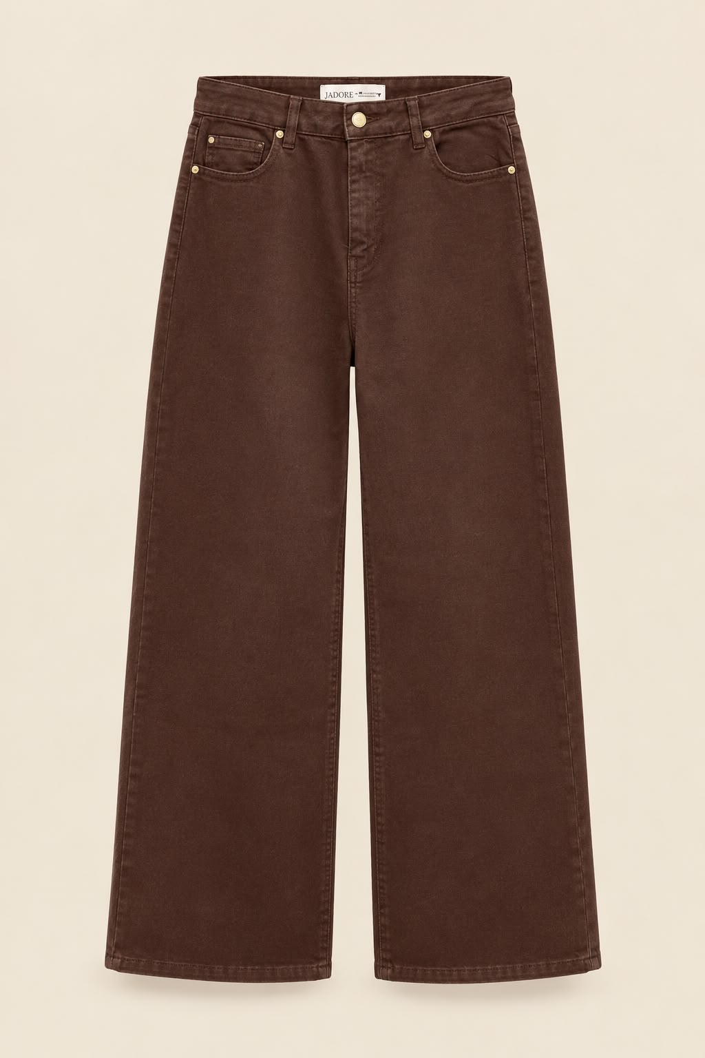 WhatsApp Image 2026-10-19 at 15.27.55 Jean Wide Leg Femme Marron Chocolat Grande Taille Coupe Fluide | Orkidia Fashion – Image 1